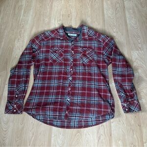 BKE Casual Button Down Shirt in Classic Blue